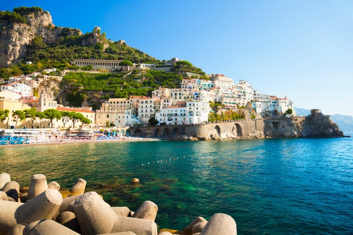 Amalfi coast beach italy panorama beautiful seaside very traveldigg via